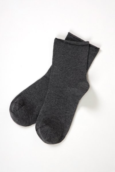 画像7: COTONE 300 Socks melange  | ショートストッキング・300デニール・無地・グレー | Veneziana ベネチアナ (7)