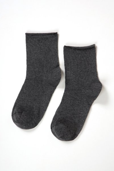 画像8: COTONE 300 Socks melange  | ショートストッキング・300デニール・無地・グレー | Veneziana ベネチアナ (8)