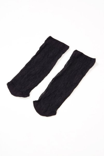 画像8: FIORE Socks nero  | ショートストッキング・花柄・ブラック | Veneziana ベネチアナ (8)