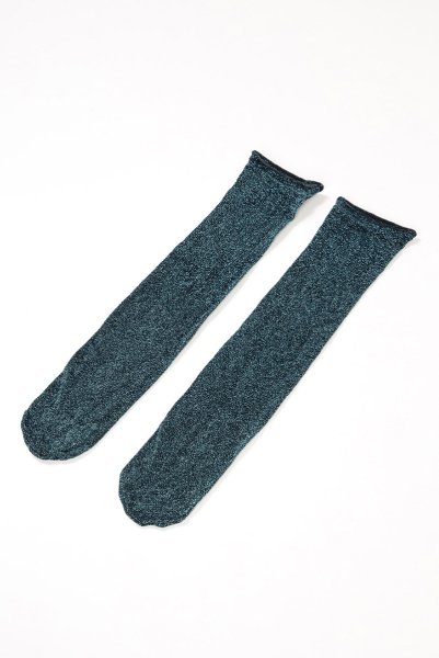 画像7: FLAVIA Socks ottanlo  | ショートストッキング・ラメ・ブルー | Veneziana ベネチアナ (7)
