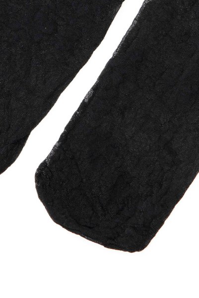 画像7: MAXIMA Socks nero  | ショートストッキング・花柄・ブラック | Veneziana ベネチアナ (7)