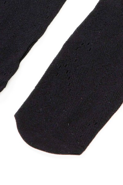画像8: MILANO Socks nero  | ショートストッキング・花柄・網・ブラック | Veneziana ベネチアナ (8)