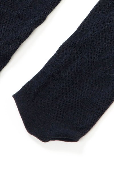 画像8: MILANO Socks marine  | ショートストッキング・花柄・網・ネイビー | Veneziana ベネチアナ (8)