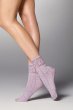 画像1: SALMA Socks lilla  | ショートストッキング・花柄・ラベンダー | Veneziana ベネチアナ (1)