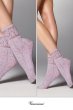 画像2: SALMA Socks lilla  | ショートストッキング・花柄・ラベンダー | Veneziana ベネチアナ (2)