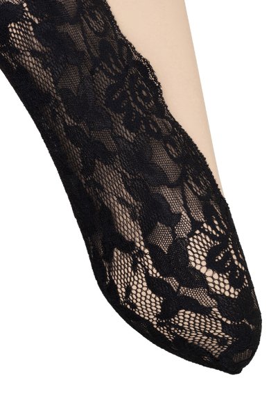 画像3: BALETTO Foot nero  | フットカバー・レース・ブラック | Veneziana ベネチアナ (3)