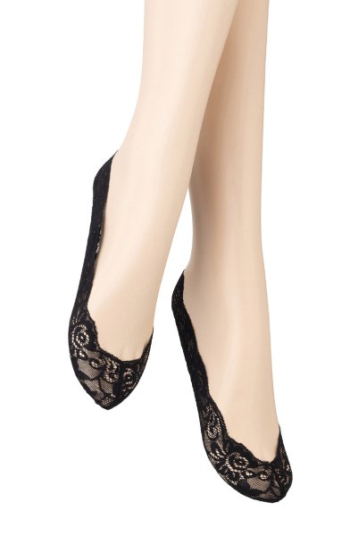 画像6: BALETTO Foot nero  | フットカバー・レース・ブラック | Veneziana ベネチアナ (6)