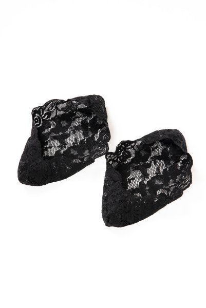 画像7: BALETTO Foot nero  | フットカバー・レース・ブラック | Veneziana ベネチアナ (7)