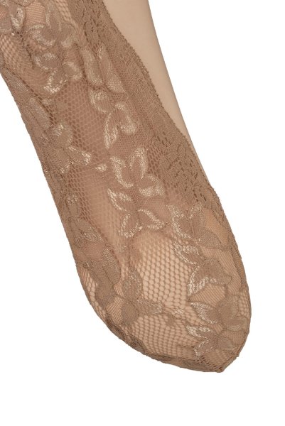 画像4: BALETTO Foot beige  | フットカバー・レース・ベージュ | Veneziana ベネチアナ (4)