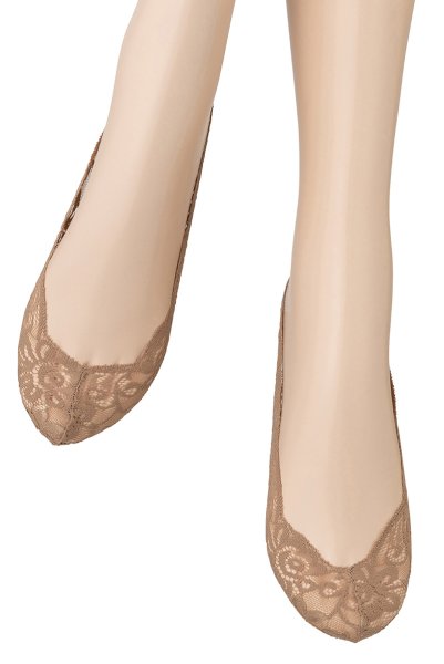 画像3: BALETTO Foot beige  | フットカバー・レース・ベージュ | Veneziana ベネチアナ (3)