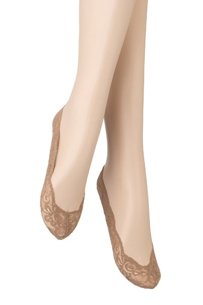 画像6: BALETTO Foot beige  | フットカバー・レース・ベージュ | Veneziana ベネチアナ (6)