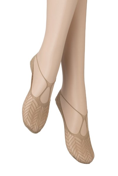 画像5: BERESCA Foot naturale  | フットカバー・網・ベージュ | Veneziana ベネチアナ (5)