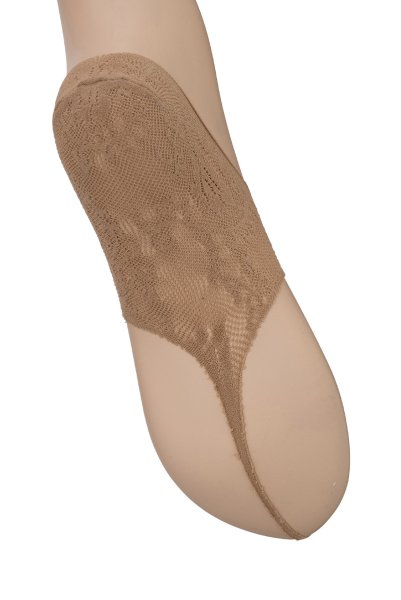 画像6: JAPANESSE Foot beige  | フットカバー・レース柄・足袋風・ベージュ | Veneziana ベネチアナ (6)