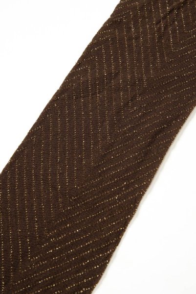 画像6: JACKIE LUREX High cappucino  | ハイソックス・ストライプ・ラメ・ブラウン×ゴールド | Veneziana ベネチアナ (6)