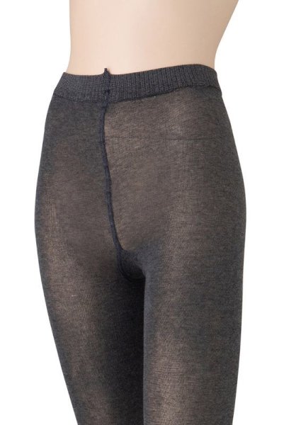 画像3: PANTA BRITANY 100 melange  | レギンス・無地・ダイヤ柄・100デニール・グレー | Veneziana ベネチアナ (3)