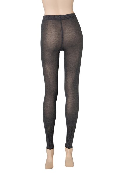 画像7: PANTA BRITANY 100 melange  | レギンス・無地・ダイヤ柄・100デニール・グレー | Veneziana ベネチアナ (7)