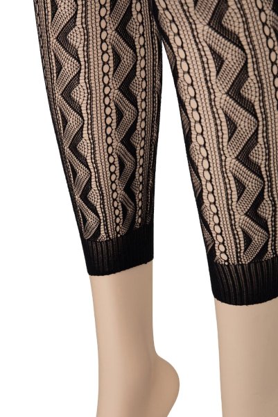 画像3: PANTA GIULIETTA 20 nero  | レギンス・網・メッシュ・20デニール・ブラック | Veneziana ベネチアナ (3)