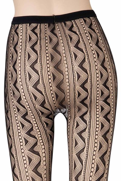 画像4: PANTA GIULIETTA 20 nero  | レギンス・網・メッシュ・20デニール・ブラック | Veneziana ベネチアナ (4)