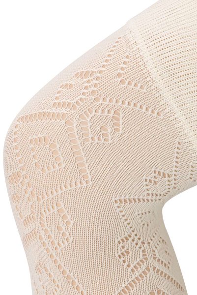 画像6: ANGELICA panna  | ニーハイソックス・ダイヤ柄・オフホワイト・クリーム | Veneziana ベネチアナ (6)