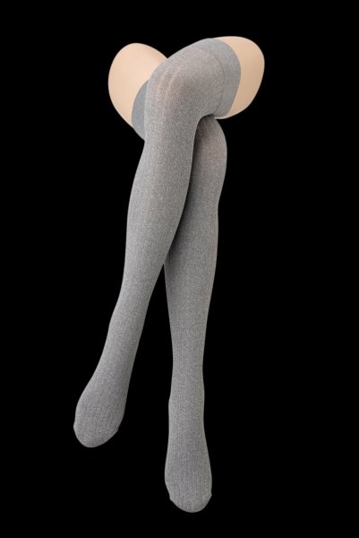画像5: BRIDGET Zak melange  | ニーハイソックス・ストライプ・グレー | Veneziana ベネチアナ (5)