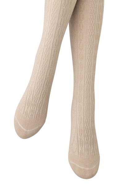 画像4: CORTINA ACRYLICO Zak corda  | ニーハイソックス・アーガイル柄・ベージュ | Veneziana ベネチアナ (4)