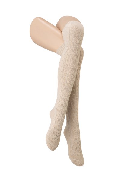 画像6: CORTINA ACRYLICO Zak corda  | ニーハイソックス・アーガイル柄・ベージュ | Veneziana ベネチアナ (6)