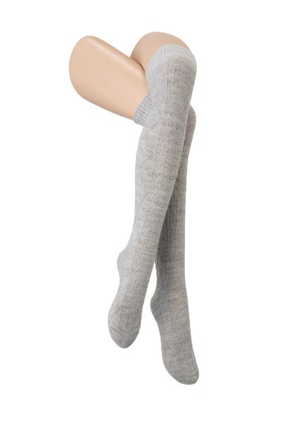 画像6: CORTINA ACRYLICO Zak grey  | ニーハイソックス・アーガイル柄・グレー | Veneziana ベネチアナ (6)