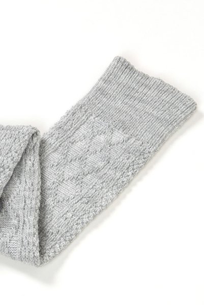 画像9: CORTINA ACRYLICO Zak grey  | ニーハイソックス・アーガイル柄・グレー | Veneziana ベネチアナ (9)