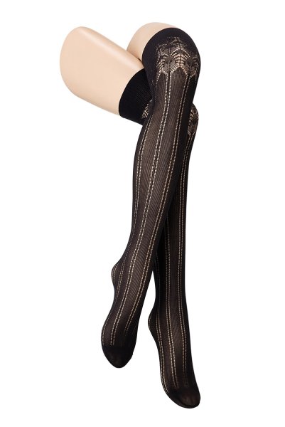 画像6: DOROTHY MICRO Zak nero  | ニーハイソックス・ストライプ・ブラック | Veneziana ベネチアナ (6)