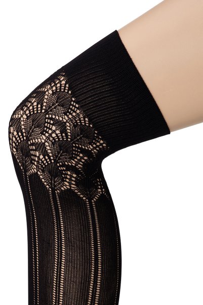 画像7: DOROTHY MICRO Zak nero  | ニーハイソックス・ストライプ・ブラック | Veneziana ベネチアナ (7)