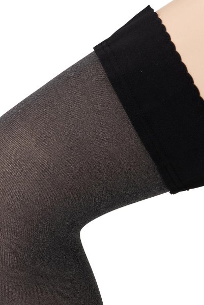 画像8: AR VERA melange  | ガーターストッキング・無地・グレー | Veneziana ベネチアナ (8)