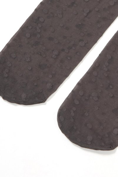 画像9: ELVIRA grafitto  | ショートストッキング・ドット柄・グレー | Veneziana ベネチアナ (9)