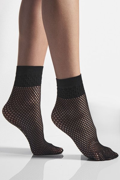 画像3: FEDERICA-nero  | ショートストッキング・網・ブラック | Veneziana ベネチアナ (3)