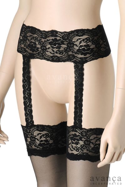 画像3: STRIPPANTE SENSUAL nero  | サスペンダーストッキング 15デニール ・黒 | Veneziana ベネチアナ (3)