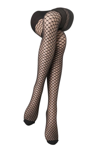 画像3: ZOE 20 nero  | 柄ストッキング 20デニール・ガーター風・幾何学柄・ブラック | Veneziana ベネチアナ (3)