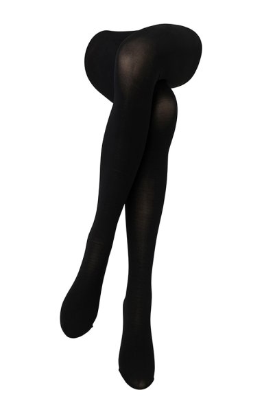 画像3: BRIANNA 60 nero  | タイツ 60デニール・バックシーム・柄スリット・ブラック | Veneziana ベネチアナ (3)