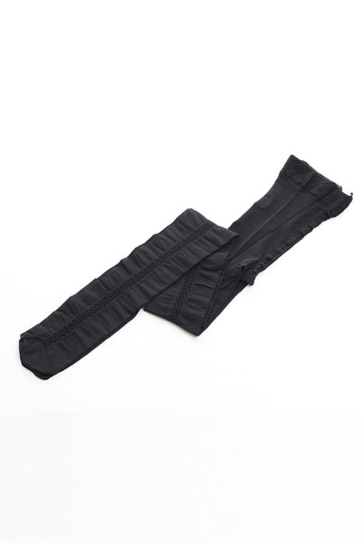 画像7: BRIANNA 60 nero  | タイツ 60デニール・バックシーム・柄スリット・ブラック | Veneziana ベネチアナ (7)