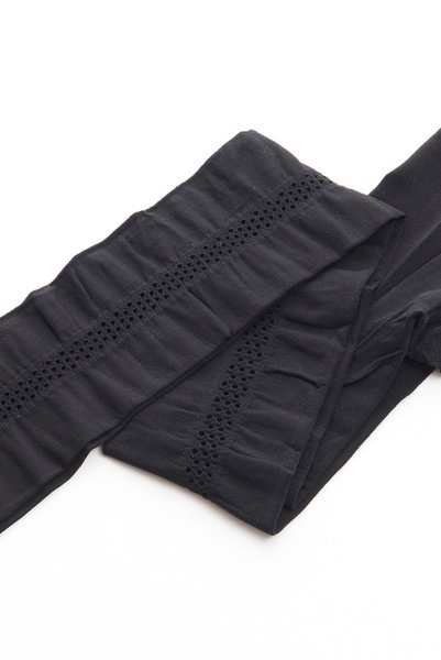 画像8: BRIANNA 60 nero  | タイツ 60デニール・バックシーム・柄スリット・ブラック | Veneziana ベネチアナ (8)