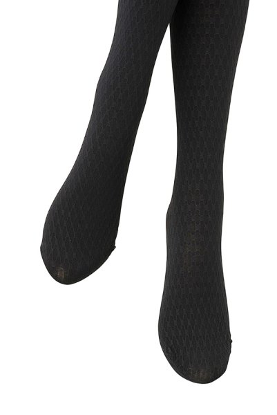 画像6: ELODIE 80 nero  | タイツ 80デニール・ダイヤ柄・ブラック | Veneziana ベネチアナ (6)